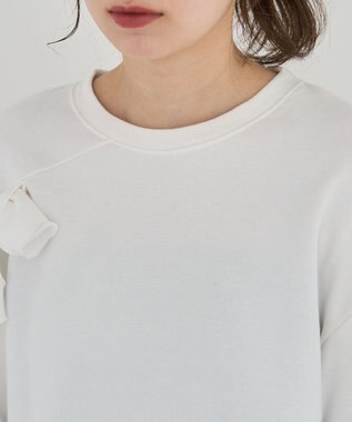 Green Parks ・ＳＵＧＡＲ　ＳＰＯＯＮ　リボンスウェット Off White