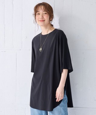 ANY オーバーシルエットブラウス ブラック