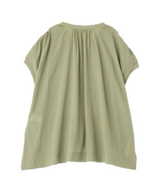 AMERICAN HOLIC フレンチスリーブスキッパーブラウス Khaki