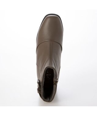 ing <ing>【WEB限定】ベルトデザインショートブーツ オーク