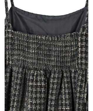 Green Parks ・ＥＬＥＮＣＡＲＥ　ＤＵＥ　ツイードキャミワンピース Gray