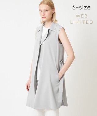 BEIGE， 【WEB限定・S-size】ENCALYPTNS / ロングジレ L.Gray