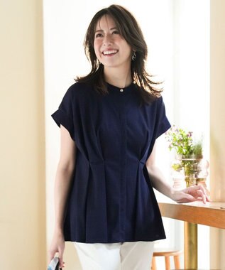 ANY SIS カナパウエストタック プルオーバー ネイビー