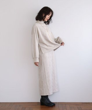 Green Parks ・ＥＬＥＮＣＡＲＥ　ＤＵＥ　エンボスプルオーバー Ivory