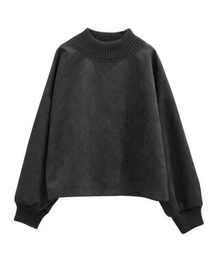 Green Parks ・ＥＬＥＮＣＡＲＥ　ＤＵＥ　エンボスプルオーバー Charcoal Gray