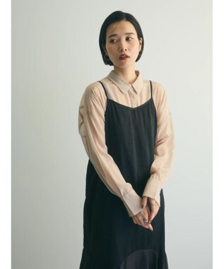 Green Parks ａ．マーメイドキャミワンピース Black