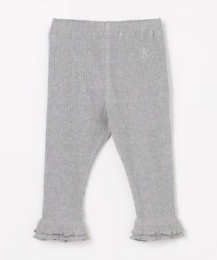 組曲 KIDS 【80-90㎝】 フロストフラワージャガード セットアップ ラベンダー