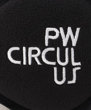 PW CIRCULUS 【UNISEX】WAVY ロゴイヤーマフ ブラック系