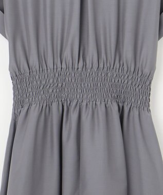 組曲 L 【WEB限定】シアーボイルワンピース グレー系