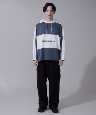 WEGO ドルマンポンチフードT（LS） ブルー