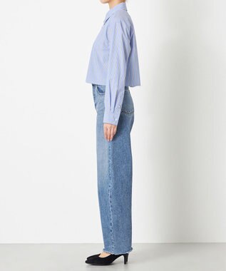 NAVE 【Nave】タイプライター クロップドシャツ ストライプ系