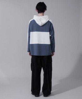 WEGO ドルマンポンチフードT（LS） ブルー