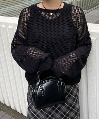 WEGO メッシュニットBIGPO ブラック