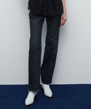 BEIGE， TRONCHET / セミフレアデニム Black