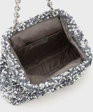 GRACE CONTINENTAL Caterina bertini スパンチェーンバッグ2 シルバー