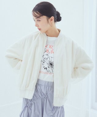 earth music&ecology チュールレイヤードＭＡ－１