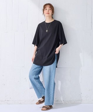 ANY オーバーシルエットブラウス ブラック