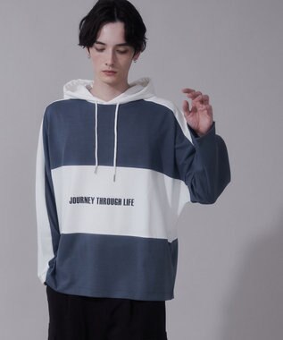 WEGO ドルマンポンチフードT（LS） ブルー