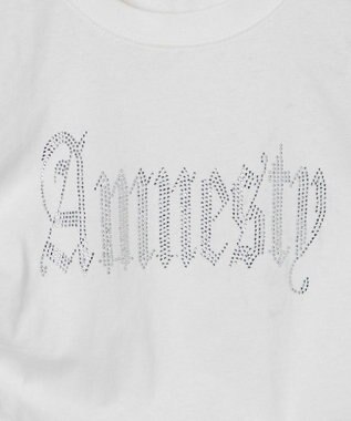 WEGO サイドドロストラインストーンT ホワイト