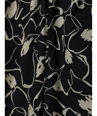 CRAFT STANDARD BOUTIQUE インド綿アソート柄イージーパンツ Black