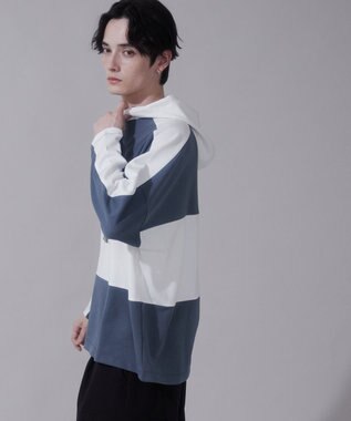 WEGO ドルマンポンチフードT（LS） ブルー