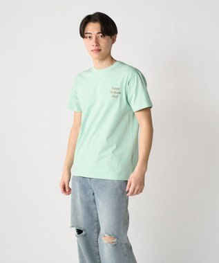 OP／FILA 【Kappa】ウェルネスクラブプリントTシャツ ライトグリーン