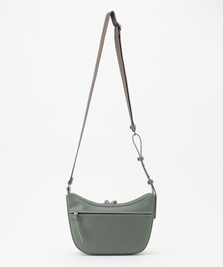 Y'SACCS ハーフムーンボディショルダーバッグ グリーン