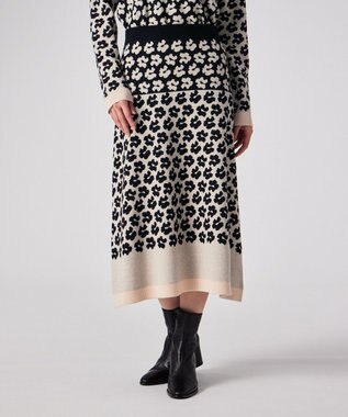Paul Smith フラワージャカード ニットスカート