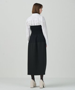 GRACE CONTINENTAL ベアニットワンピース ブラック