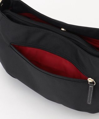 LA BAGAGERIE ポリエステルキャンバス　タックショルダー ブラック