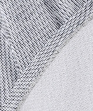 JOSEPH ABBOUD  【フランス産リネン×日本の技術・清涼感】ノルマンディリネントップジャージ ジップ ポロシャツ ブルー系