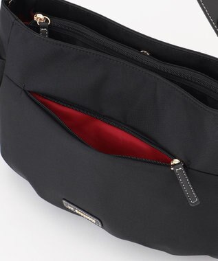 LA BAGAGERIE ポリエステルキャンバス　タックショルダー ブラック