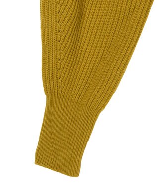 JOSEPH 【洗える】ニューカーディガンステッチオープンネックニット Amber