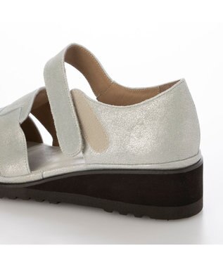 MODE ET JACOMO <D'ICI>ボリュームソールグルカサンダル シルバー