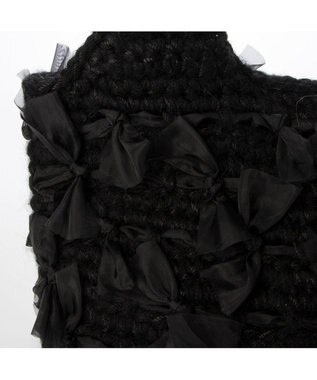 UNBILLION カカトゥ kakatoo / リボンモヘアクロッシェバッグ ブラック