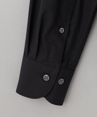 GOTAIRIKU 【形態安定】PREMIUMPLEATS_レギュラーカラー 通年ドレスシャツ ブラック系