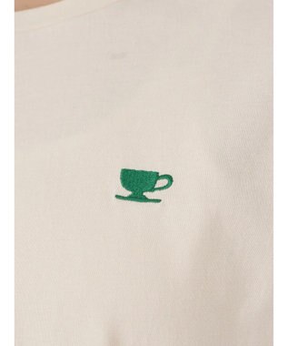 earth music&ecology レトロ喫茶プリントＴｅｅ Cream