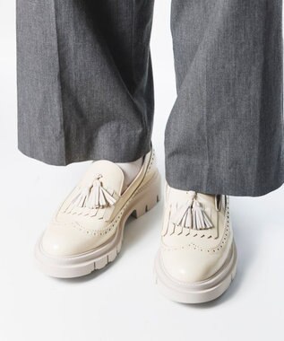 BONTRE 【LucaGrossi/ルカグロッシ】厚底メダリオンタッセルローファー/G961M-UA