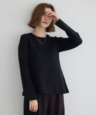 YECCA VECCA ビスチェデザインニット Black