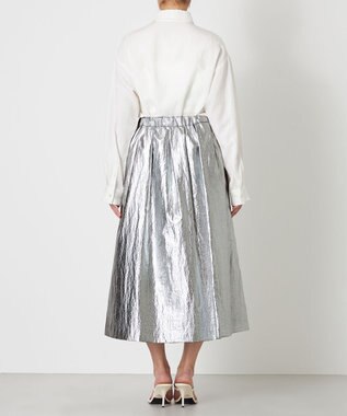 NAVE 【Nave】ホイルプリント スカート シルバー系