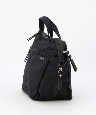 LA BAGAGERIE 【MONICA】サイドジップ2WAYトートバッグ ブラック