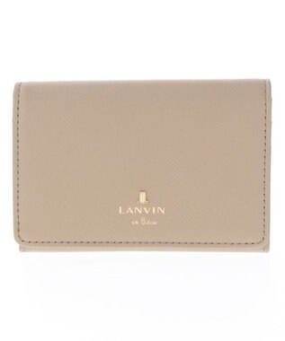 LANVIN en Bleu リュクサンブールカラー 名刺入れ グレージュ