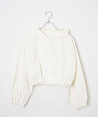 WEGO ショートナイロンブルゾン オフホワイト