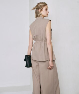 ICB L 【一部カラーのみ接触冷感・洗える】UnleashLite ジレ クリームブラウン系