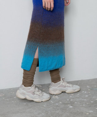  6x2 RIB OVER KNEE SOCKS／6×2リブオーバーニーソックス