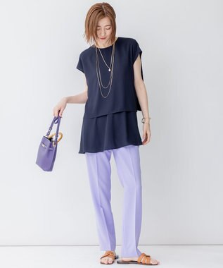 23区 淡水パール コード ネックレス ベージュ系