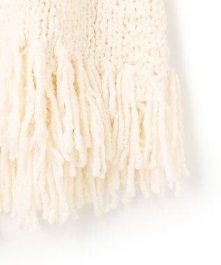 uncrave フリンジプルオーバー ホワイト系