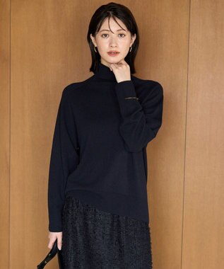 UNFILO カシミヤビスコース ニットタートル