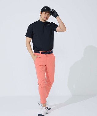 FILA GOLF／marie claire 【FILA GOLF】半袖モックネックシャツ ブラック
