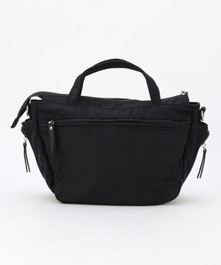 LA BAGAGERIE 【MONICA】サイドジップ2WAYトートバッグ ブラック